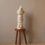 Totem sculpture art africain ethnique tribal objet fait main