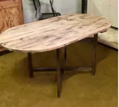 Raw wood table