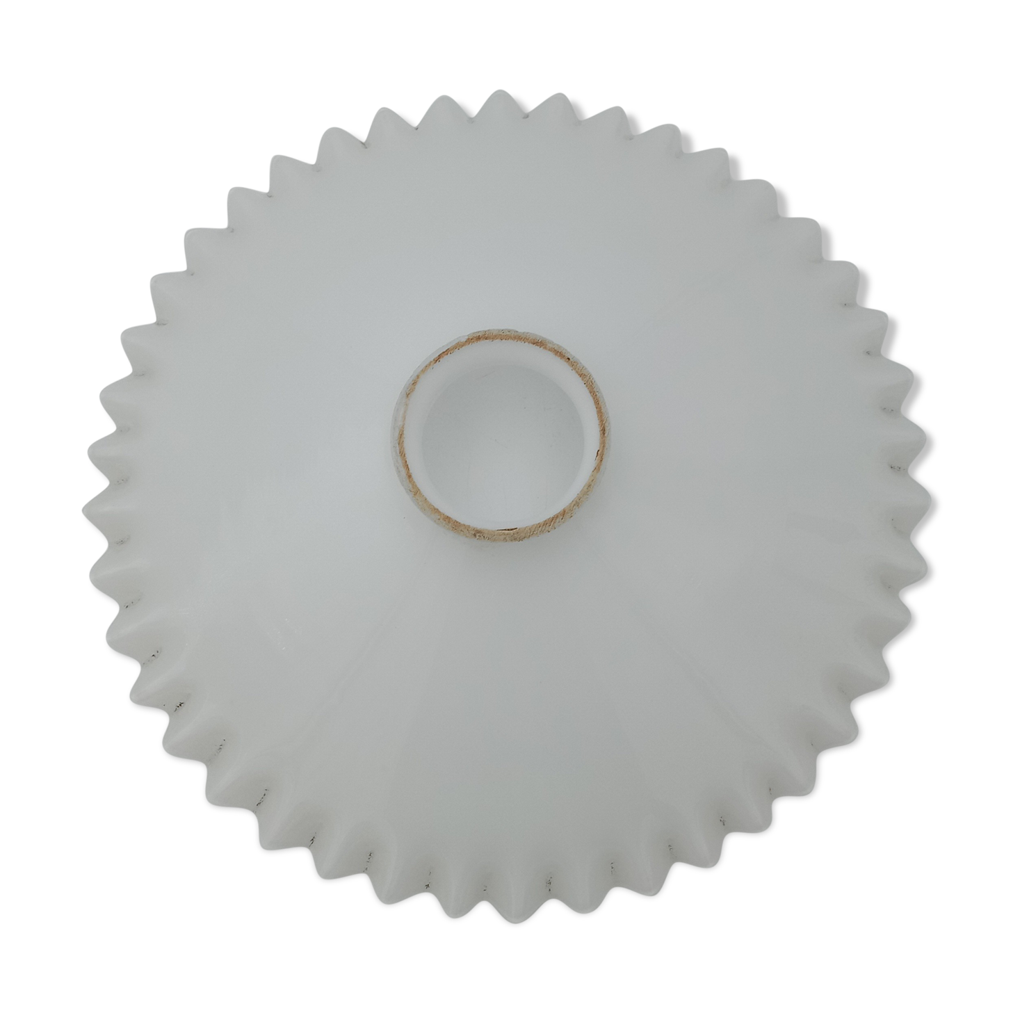 Lampshade suspension opaline lace