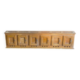 Block of old mailboxes