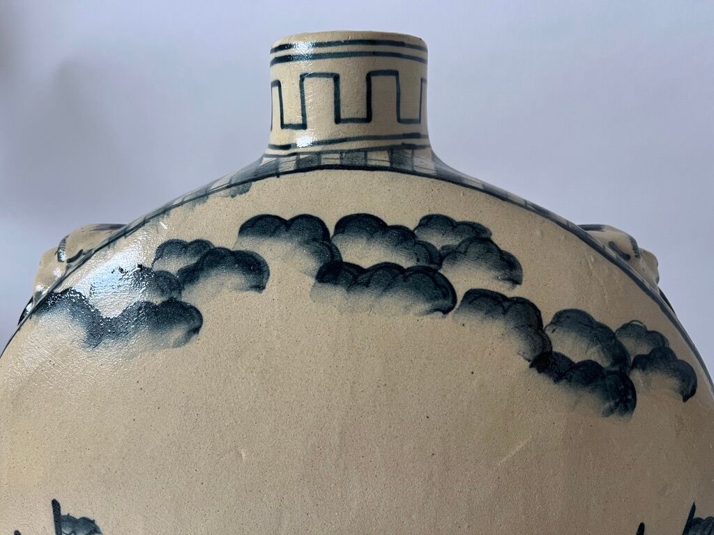 Large gourd vase Chinese style XXth