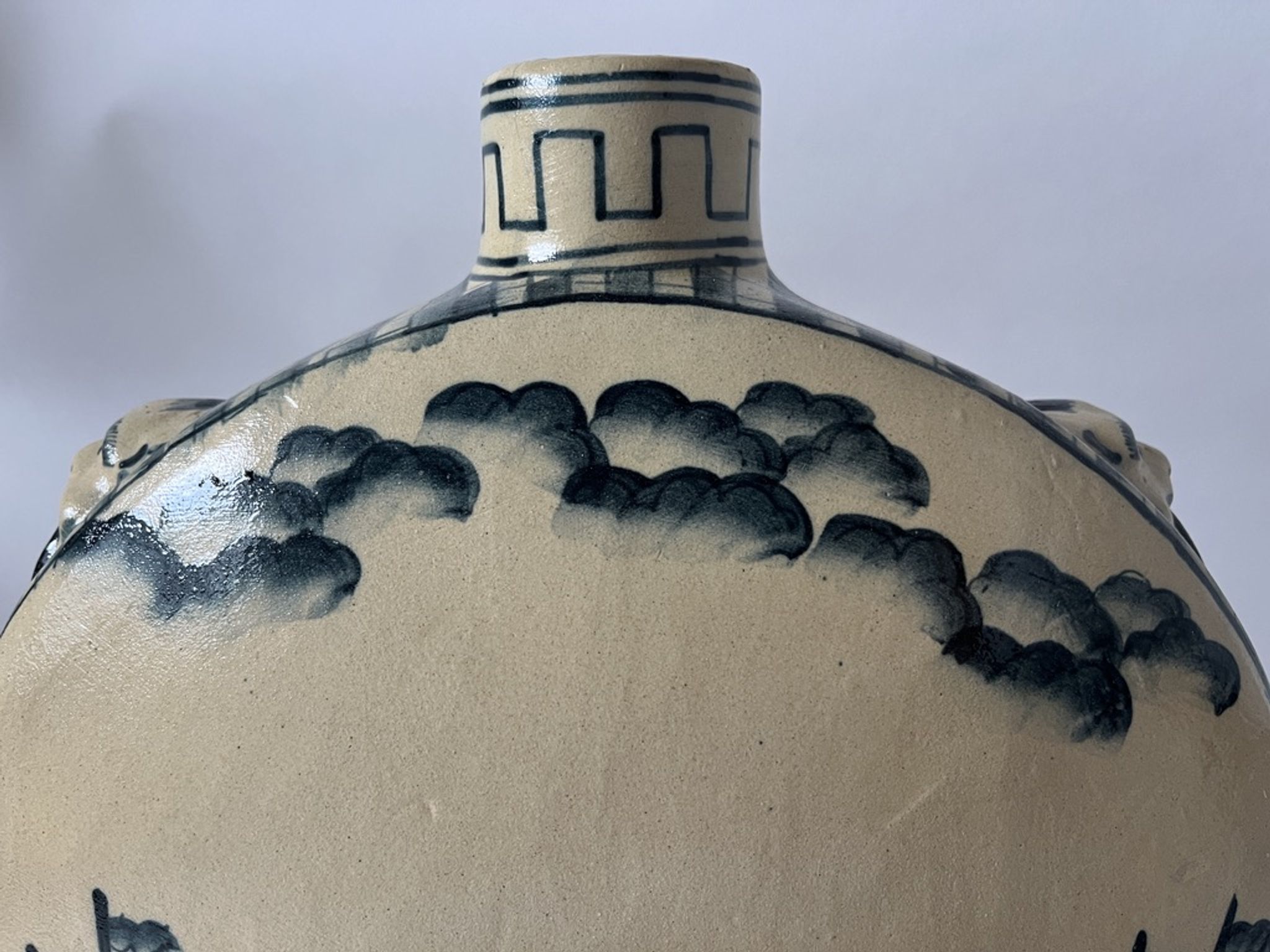 Vase gourde style chinois XXe