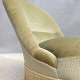 Driver toad velvet iridescent green chamarrée of fringes