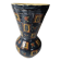 Large baluster vase in ceramic with vintage geometric patterns - pottery An