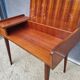 Scandinavian console dressing table desk with drop-down top