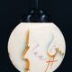 Art Deco stained glass hanging lamp 1930's