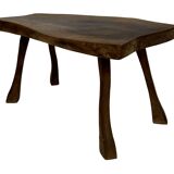 Vintage wooden side table natural design small table