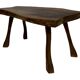 Vintage wooden side table natural design small table