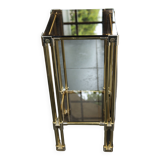 Brass side table, 1970s-1980s