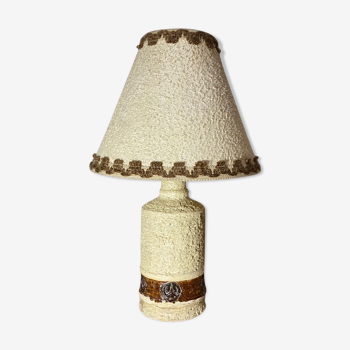 Vintage Table Lamp 'Made In Denmark' | Mid-century Danish Ceramic Lighting | Ceramic Lamp With Shade