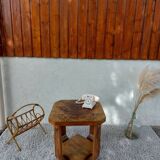 Square art deco pedestal table