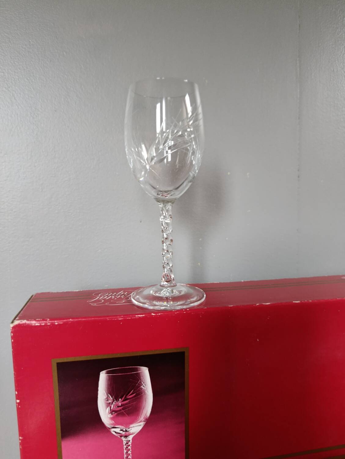 6 wine glasses 12 cl Fleury collection / crystal spike from Arques,