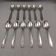 Christofle Atlas - 12 silver-plated coffee spoons in very good condition.