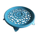 Dessous de plat ancien en fonte émaillé