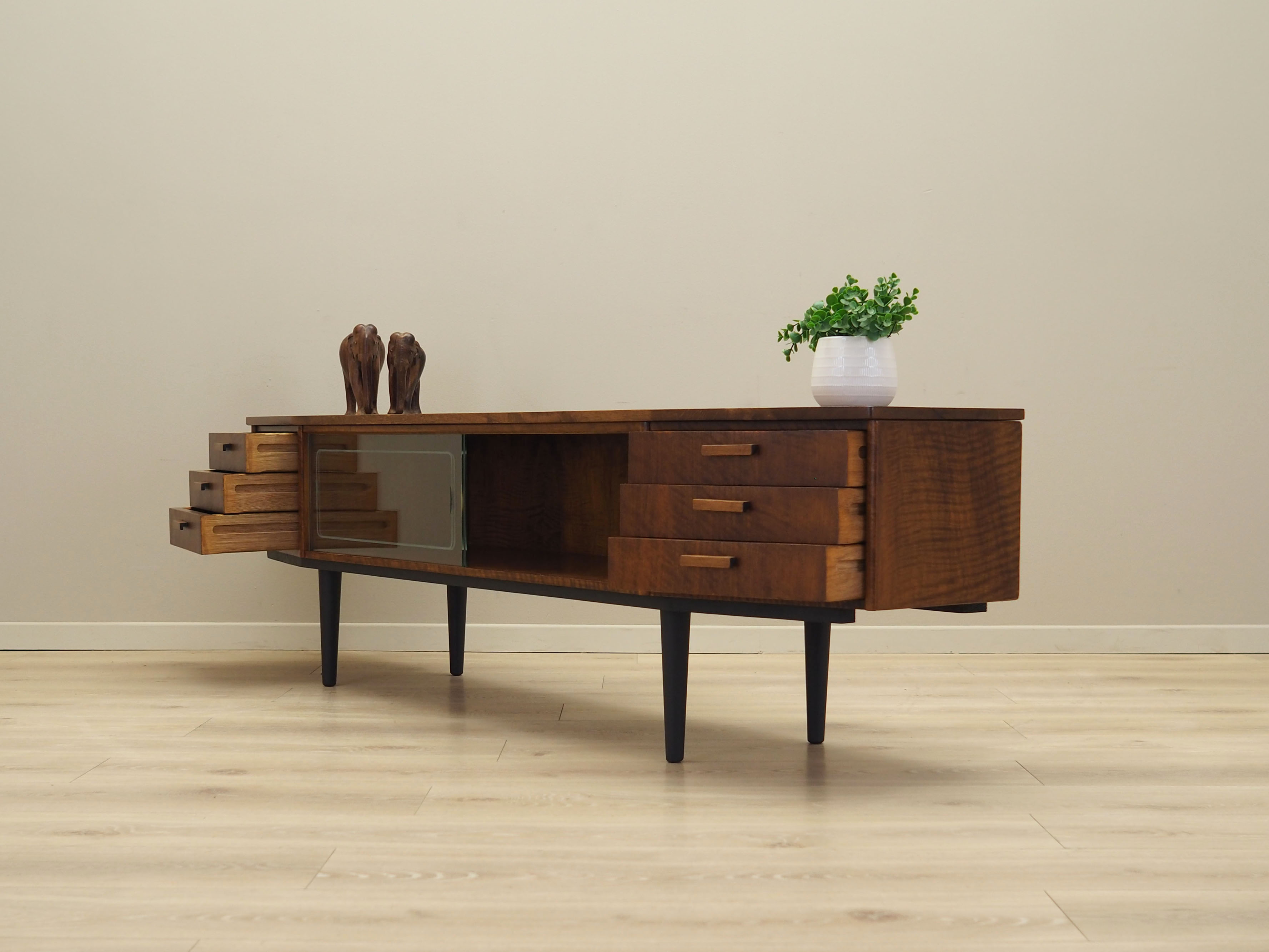 Walnut sideboard, Danish design, 1960s, production: Denmark