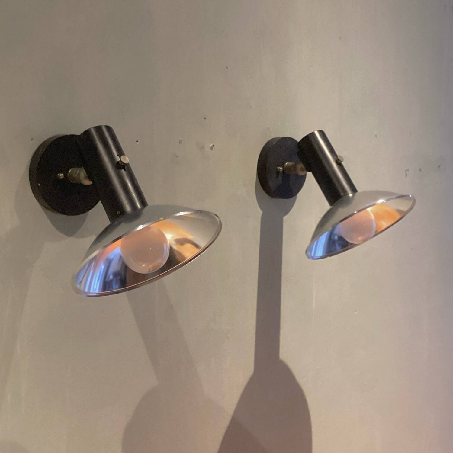 2 fantastisic design vintage wall lamps Spotlight