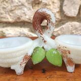 Old opaline salt shaker