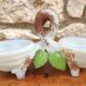 Old opaline salt shaker