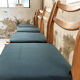 Set 4 green Scandinavian chairs