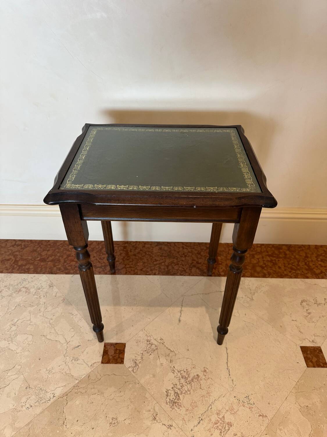 Small vintage wooden side table