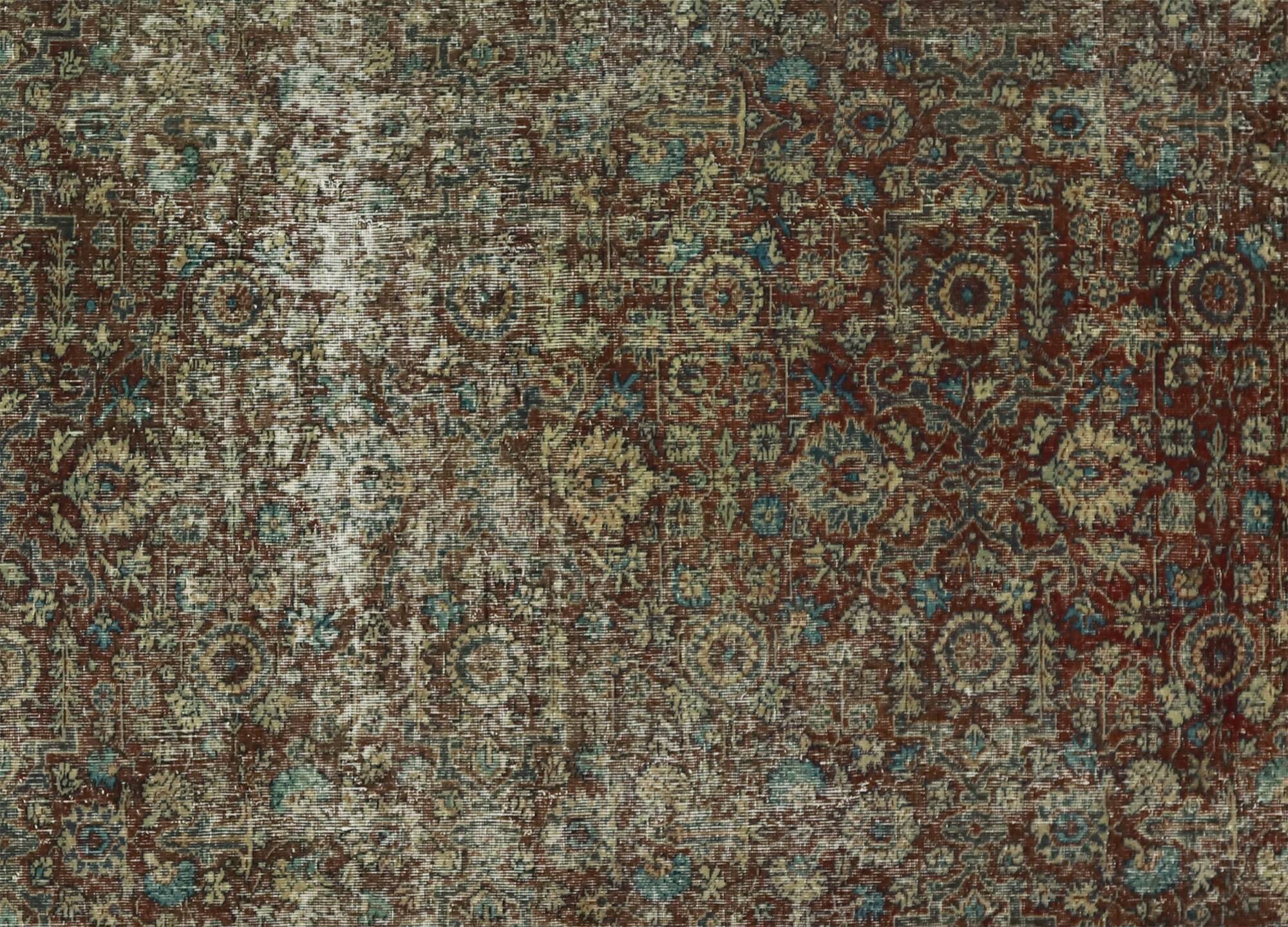 Turkish Anatolian Handmade Vintage Area Rug 337 cm x 264 cm