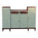 Renovated antique Art Deco sideboard – Lizard Green (Pure & Paint)