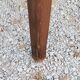 Oak farmhouse table nineteenth century feet spindles 2 drawers 199cm