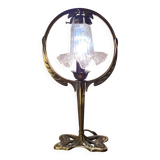 Old bronze lamp