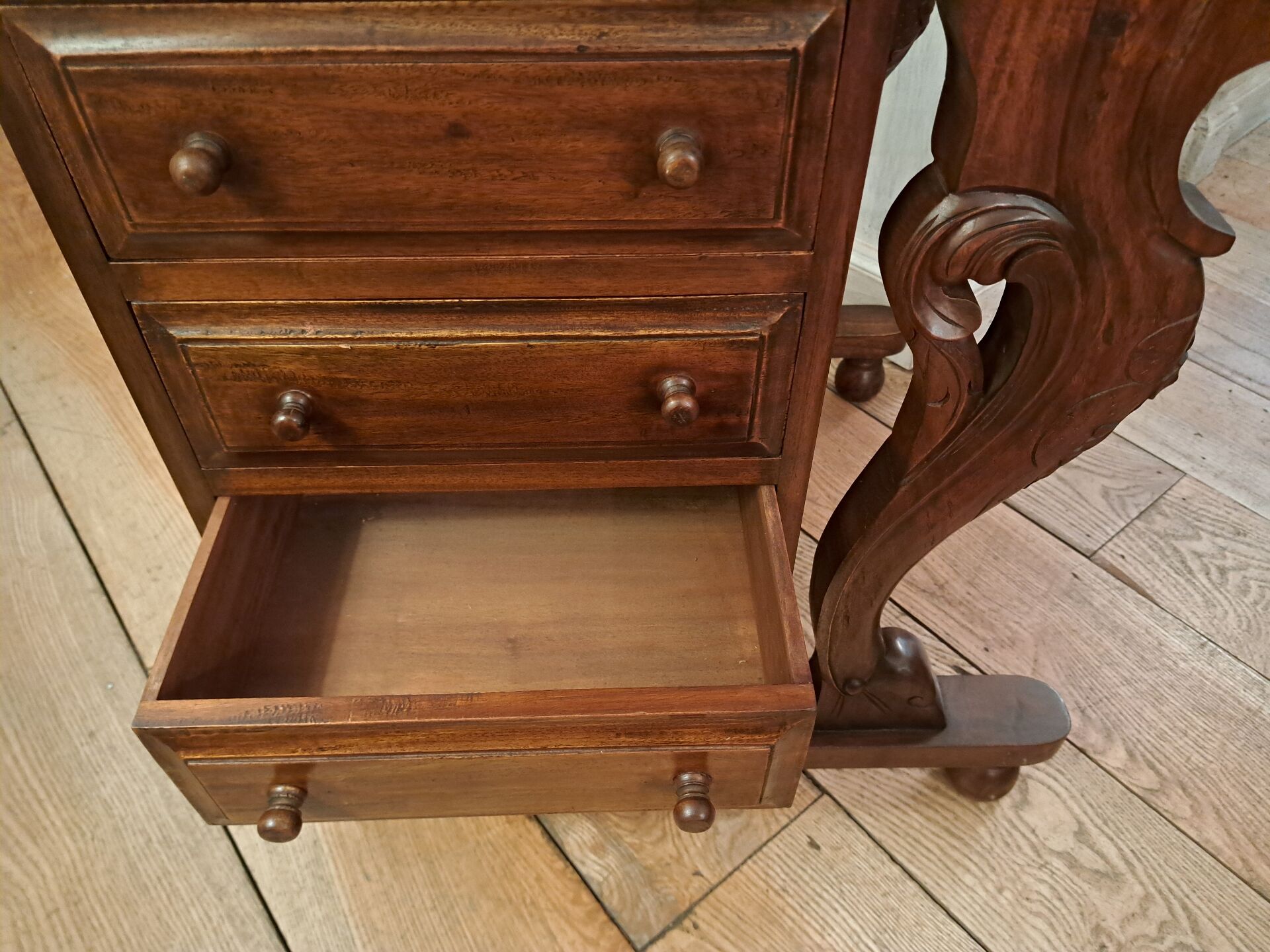 Bureau Davenport en acajou