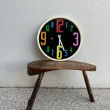 Large Memphis clock signed Virginio