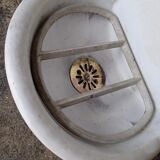 Water fountain, sink enamelled cast iron sink, ep 1950