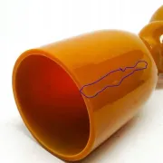 Vase I4X Huta Sudety Stefan Sadowski ENDOMMAGÉ