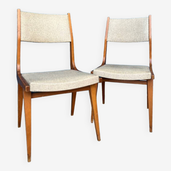 2 chaises scandinaves 1950-1960