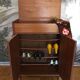Vintage shoe cabinet