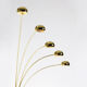 Large lamp arc 5 fires foot marble Reggiani. Italy, 70s