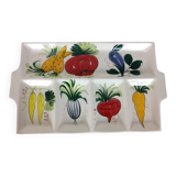 Italian ceramic platter for appetizers.
