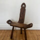 Brutalist tripod chair