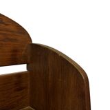 Art Deco Oak compact bookcase minimalist design