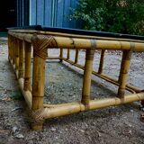 Table basse rotin