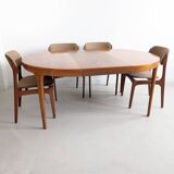 Extendable Dining Table by Ib Kofod-Larsen for Faarup Møbelfabrik 1960's