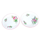 2 assiettes en faïence de Lunéville modèle Réverbère