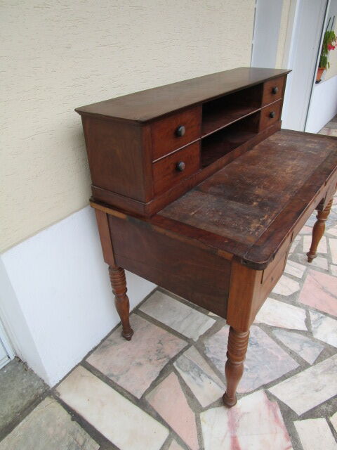 Old wooden desk