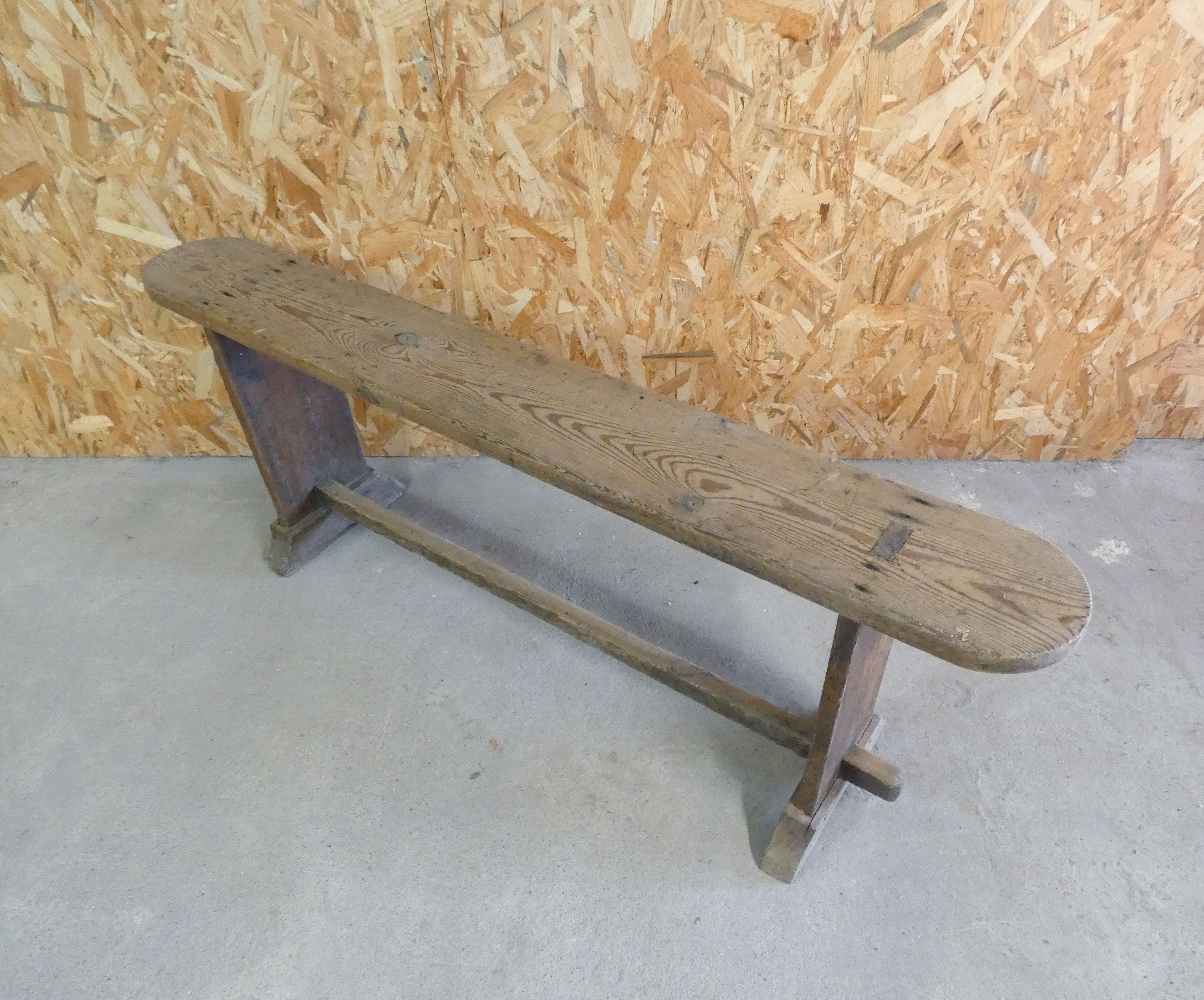 old farm bench