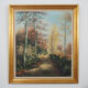 Peinture « The Forest Road », design scandinave, années 1970