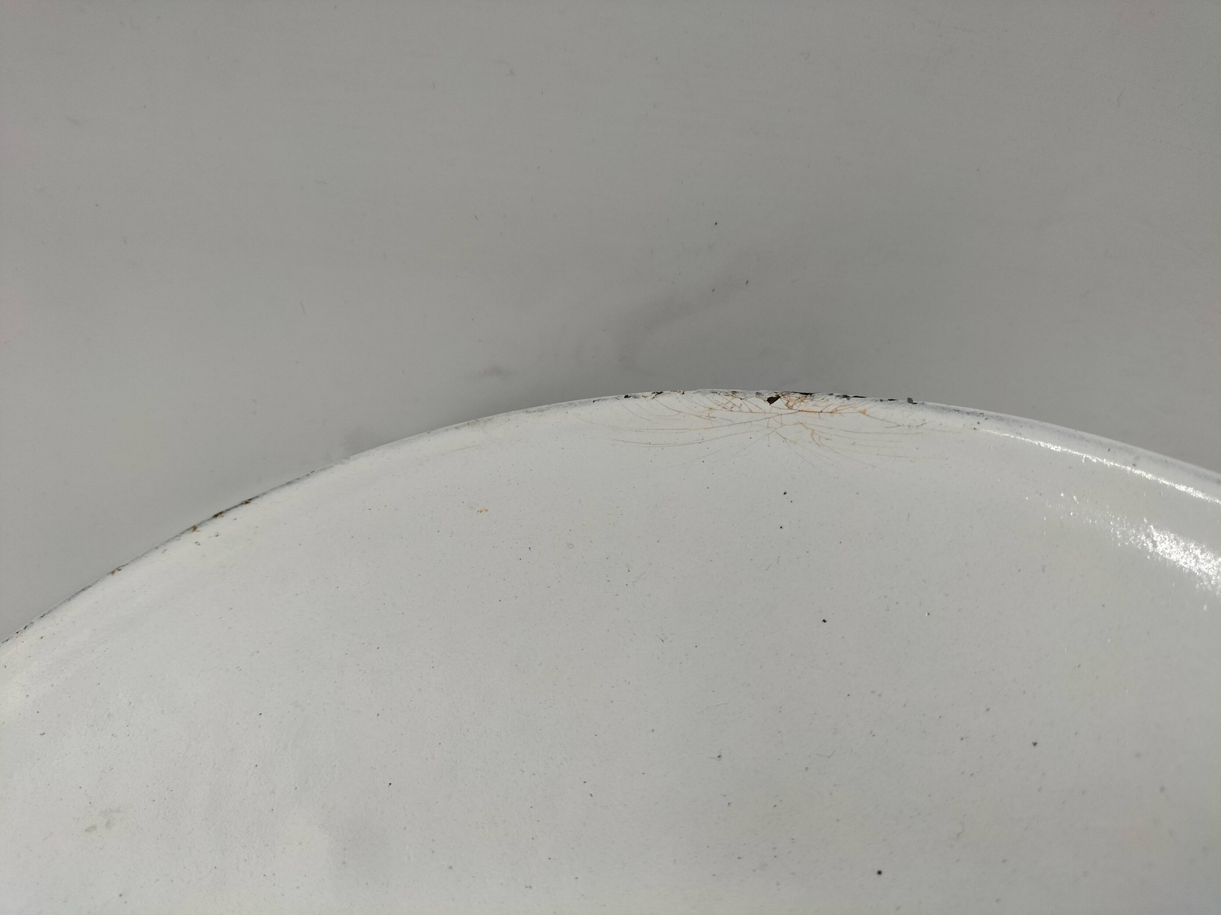 4 enameled sheet metal pendants