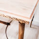 Bronze and marble coffee table