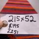 Old Turkish narrow Kilim Runner 215x52 cm shabby chic, vintage kelim