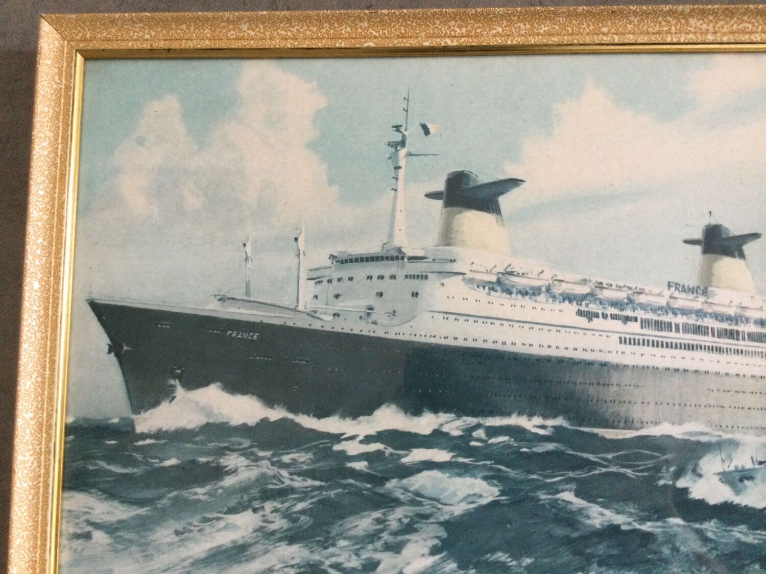 Reproduction Le France by Albert Brenet