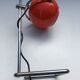 Lampe eye ball orange vintage années 70