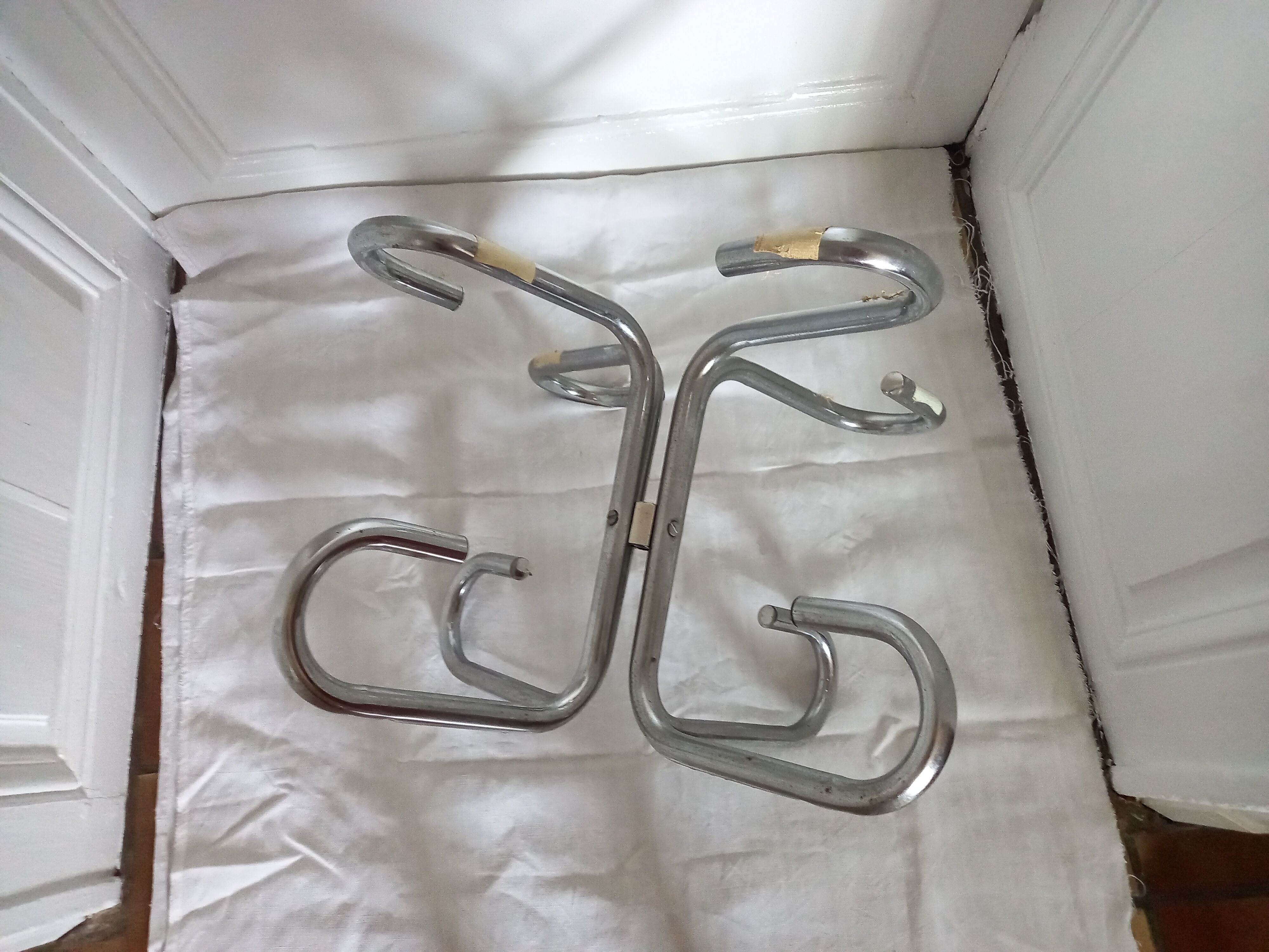 White marble coffee table from the 70s